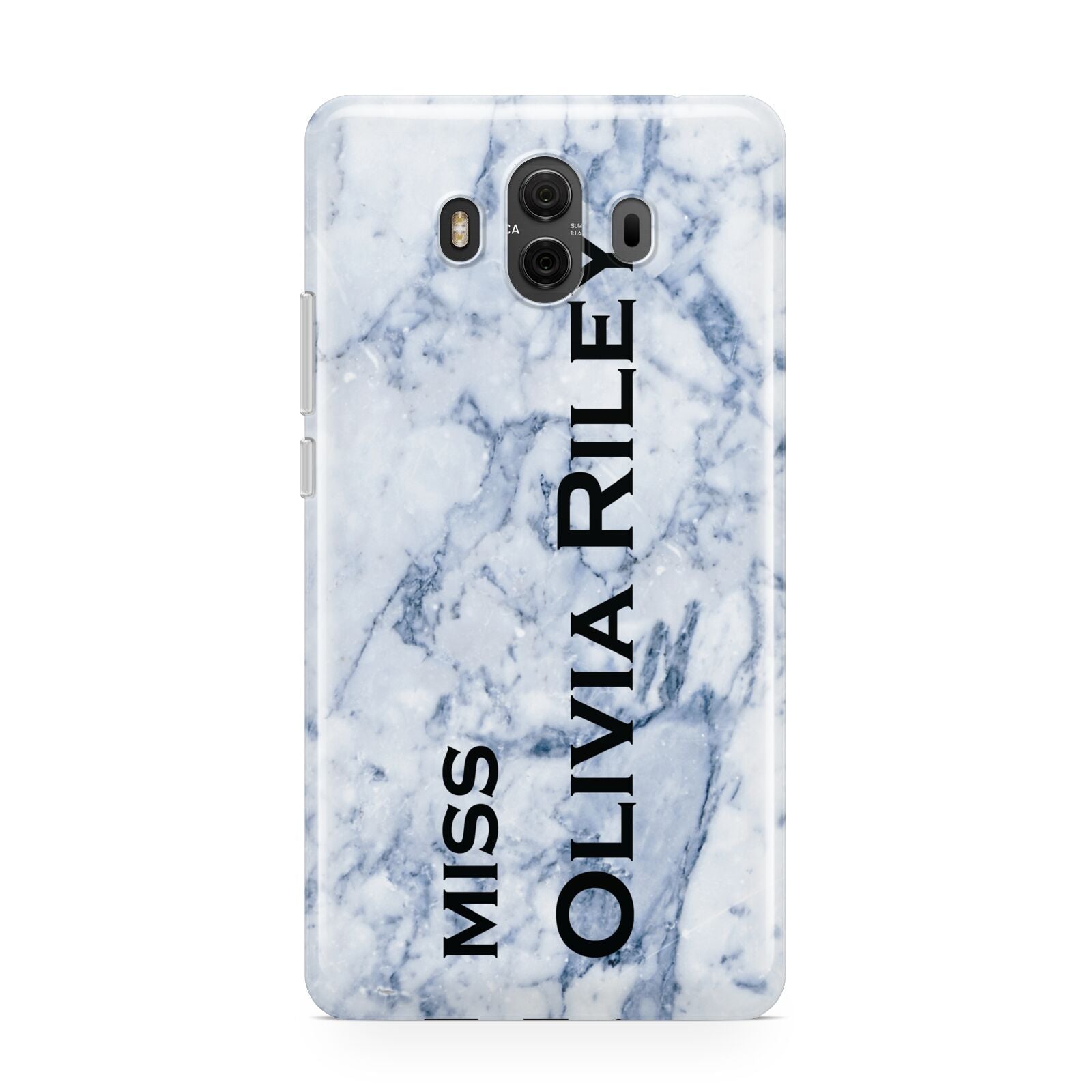 Full Name Grey Marble Huawei Mate 10 Protective Phone Case