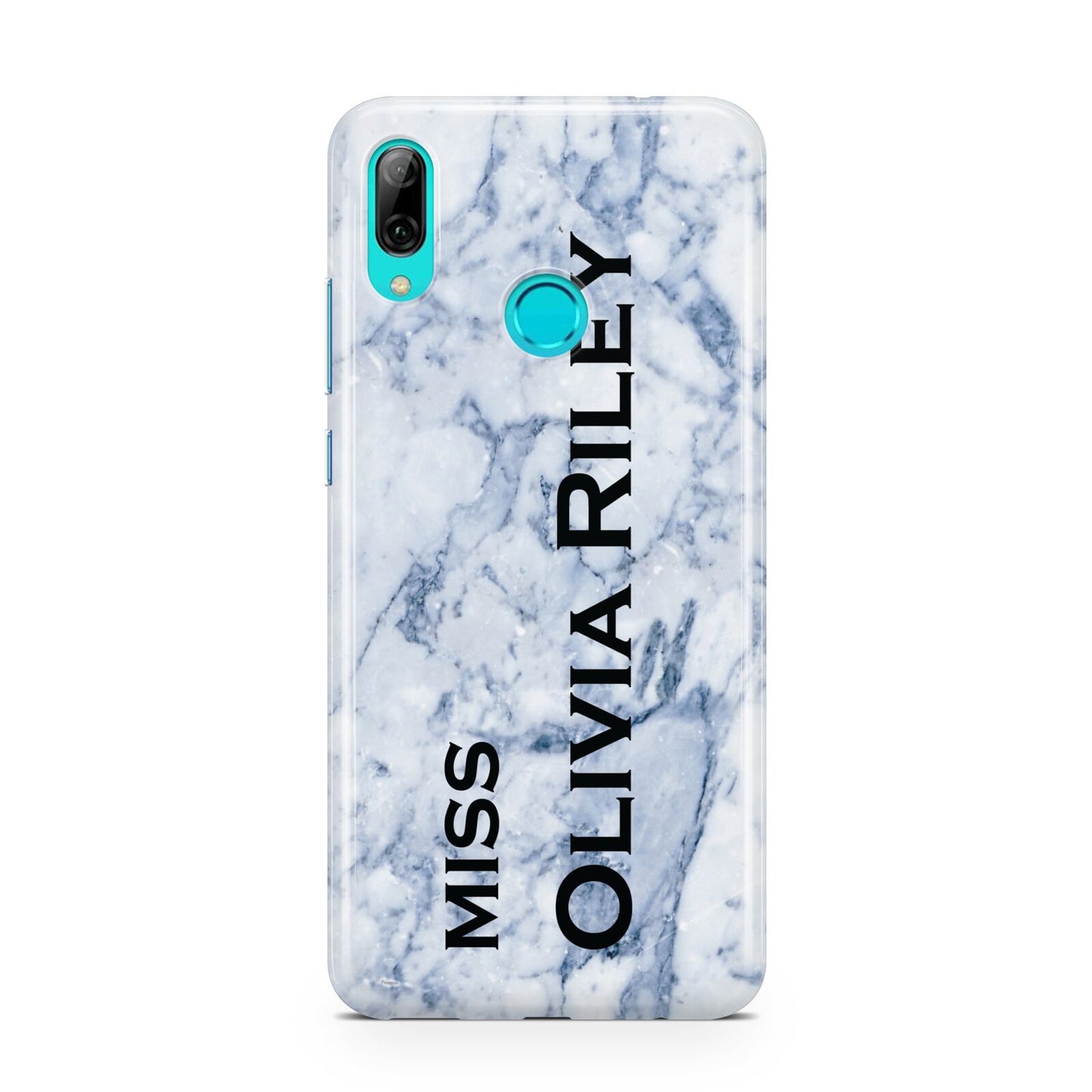 Full Name Grey Marble Huawei P Smart 2019 Case