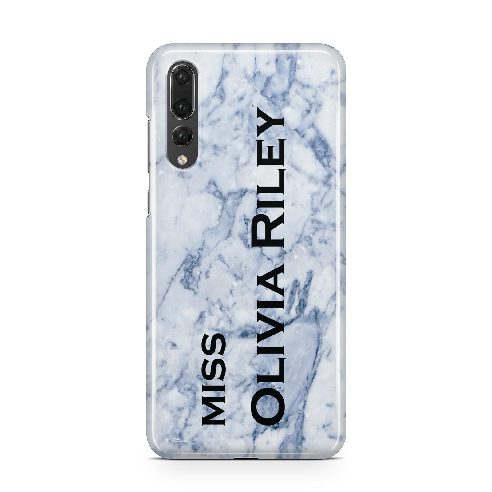 Full Name Grey Marble Huawei P20 Pro Phone Case