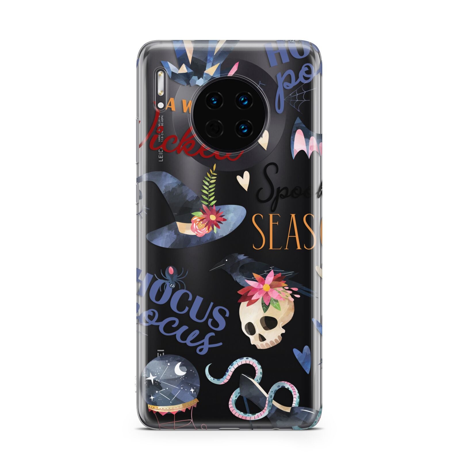 Fun Halloween Catchphrases and Watercolour Illustrations Huawei Mate 30