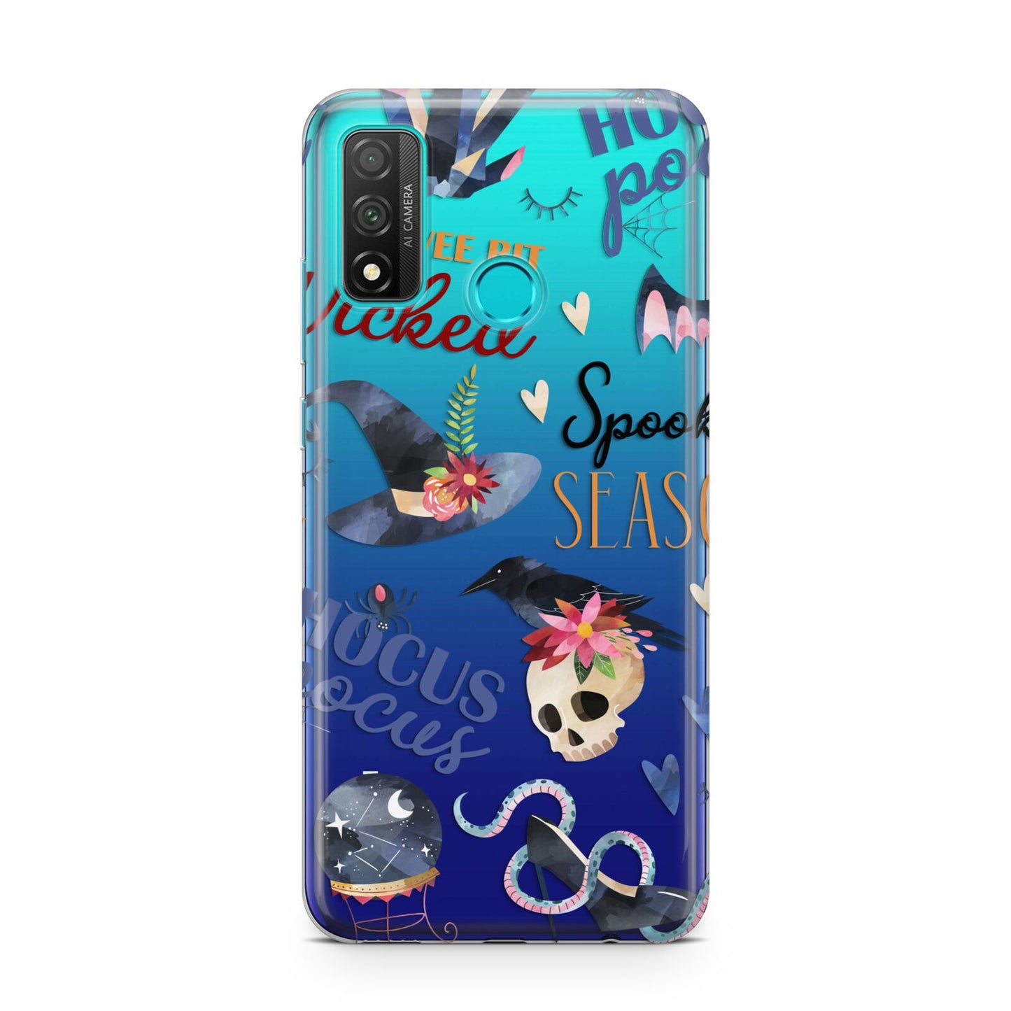 Fun Halloween Catchphrases and Watercolour Illustrations Huawei P Smart 2020