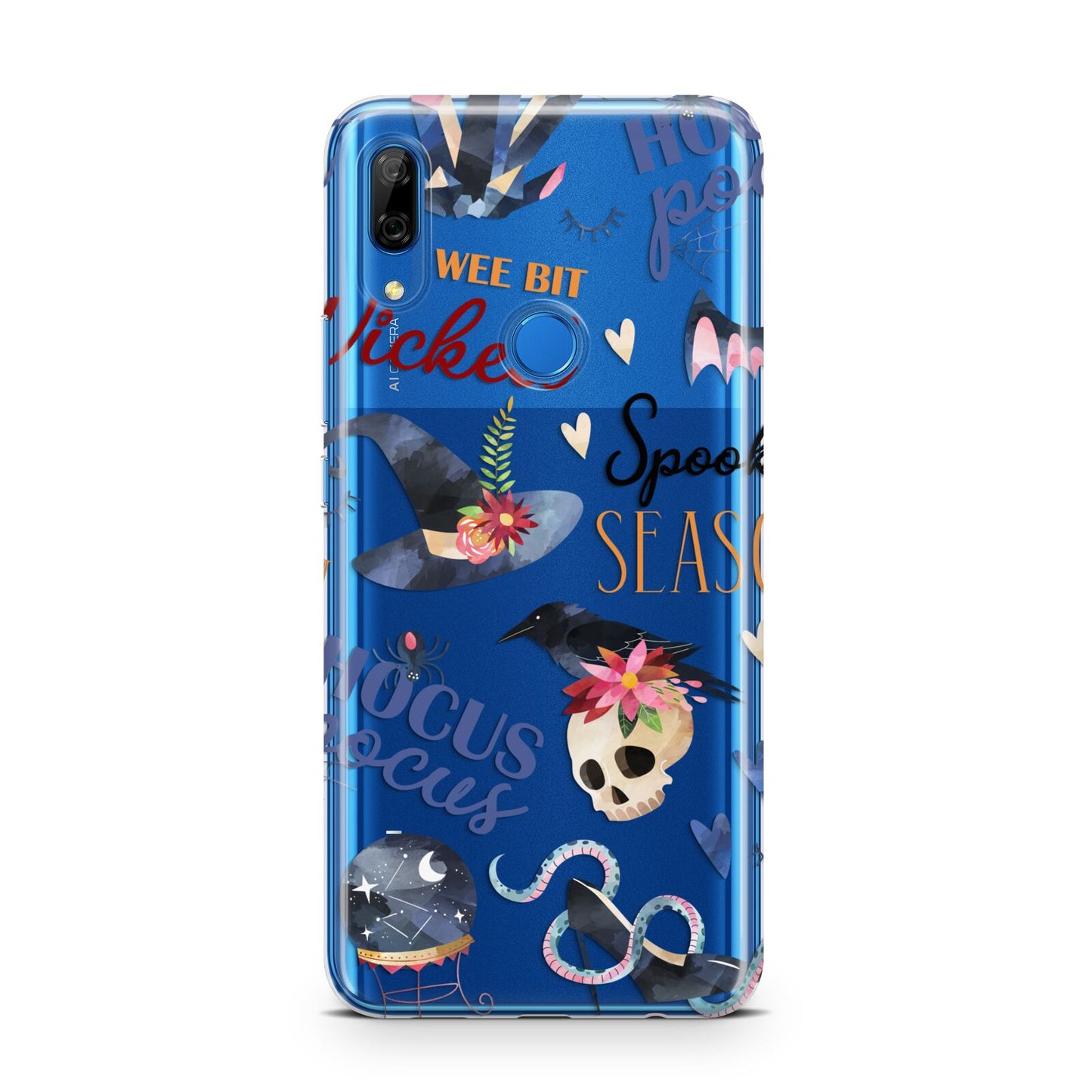 Fun Halloween Catchphrases and Watercolour Illustrations Huawei P Smart Z