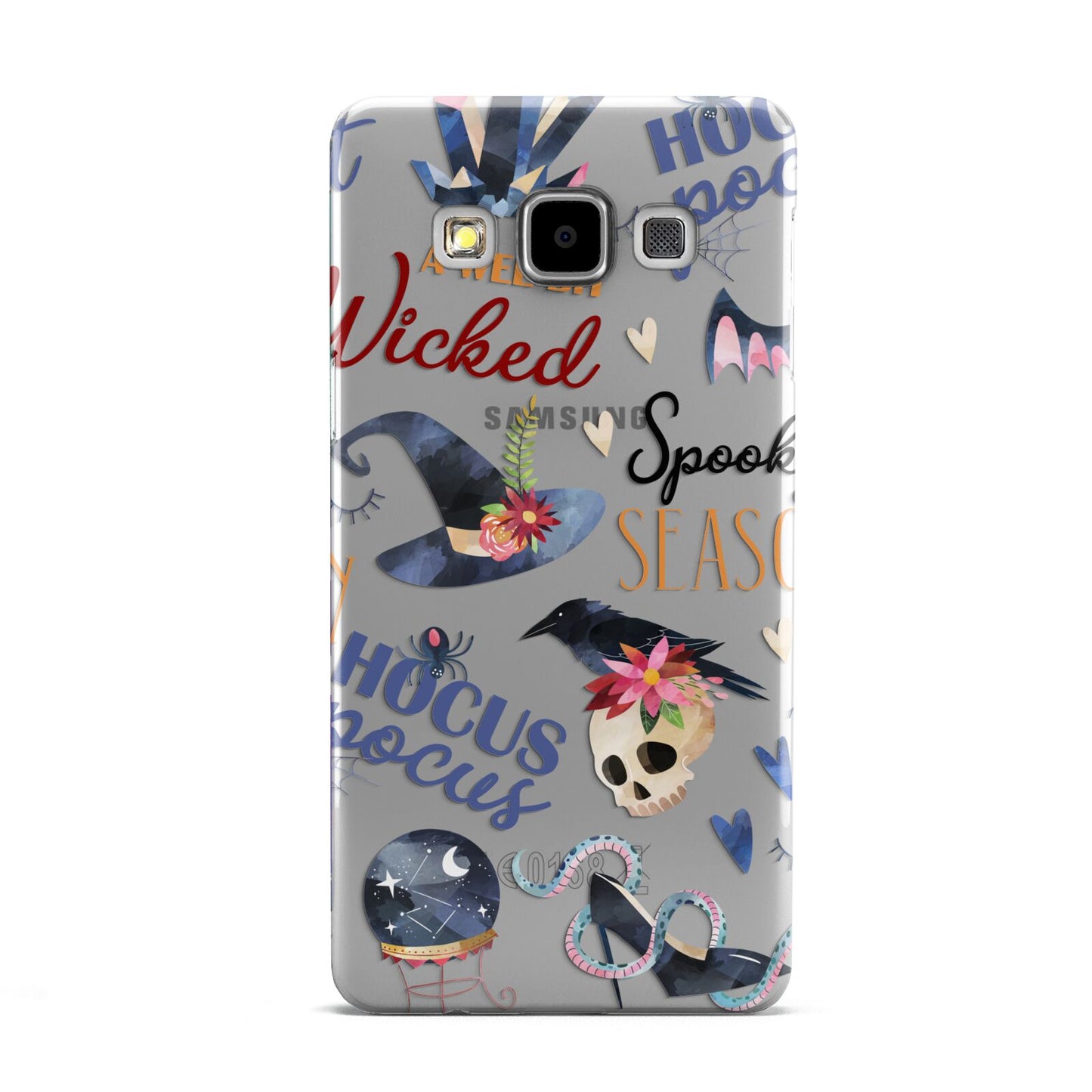 Fun Halloween Catchphrases and Watercolour Illustrations Samsung Galaxy A5 Case