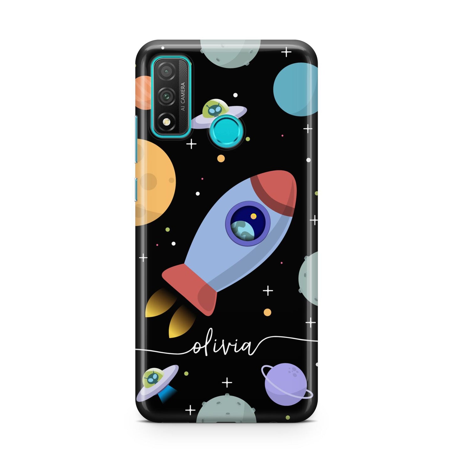 Fun Space Scene Artwork with Name Huawei P Smart 2020