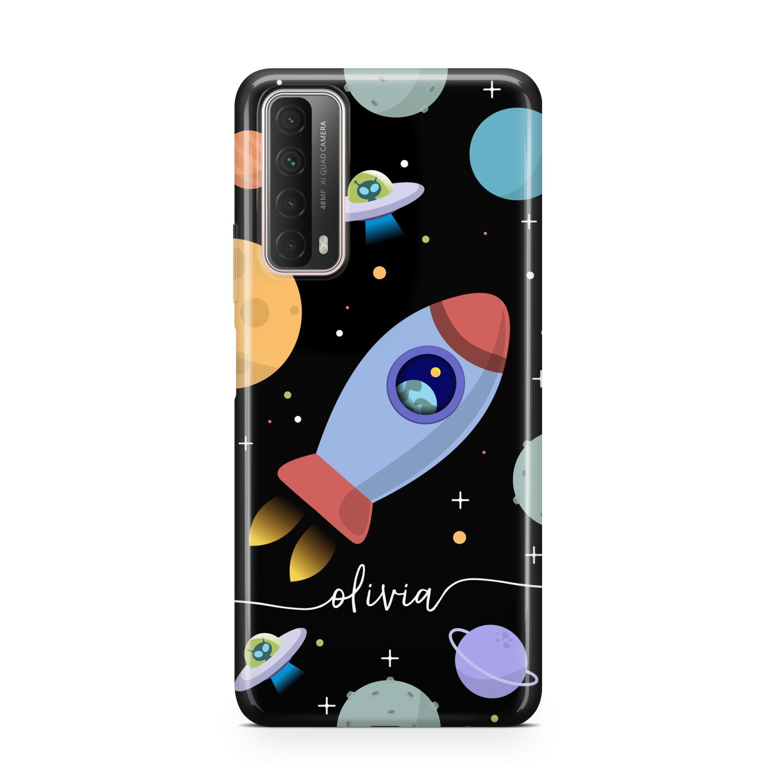 Fun Space Scene Artwork with Name Huawei P Smart 2021