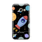 Fun Space Scene Artwork with Name Samsung Galaxy A3 2017 Case on gold phone