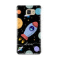 Fun Space Scene Artwork with Name Samsung Galaxy A9 2016 Case on gold phone