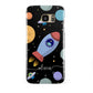 Fun Space Scene Artwork with Name Samsung Galaxy S7 Edge Case