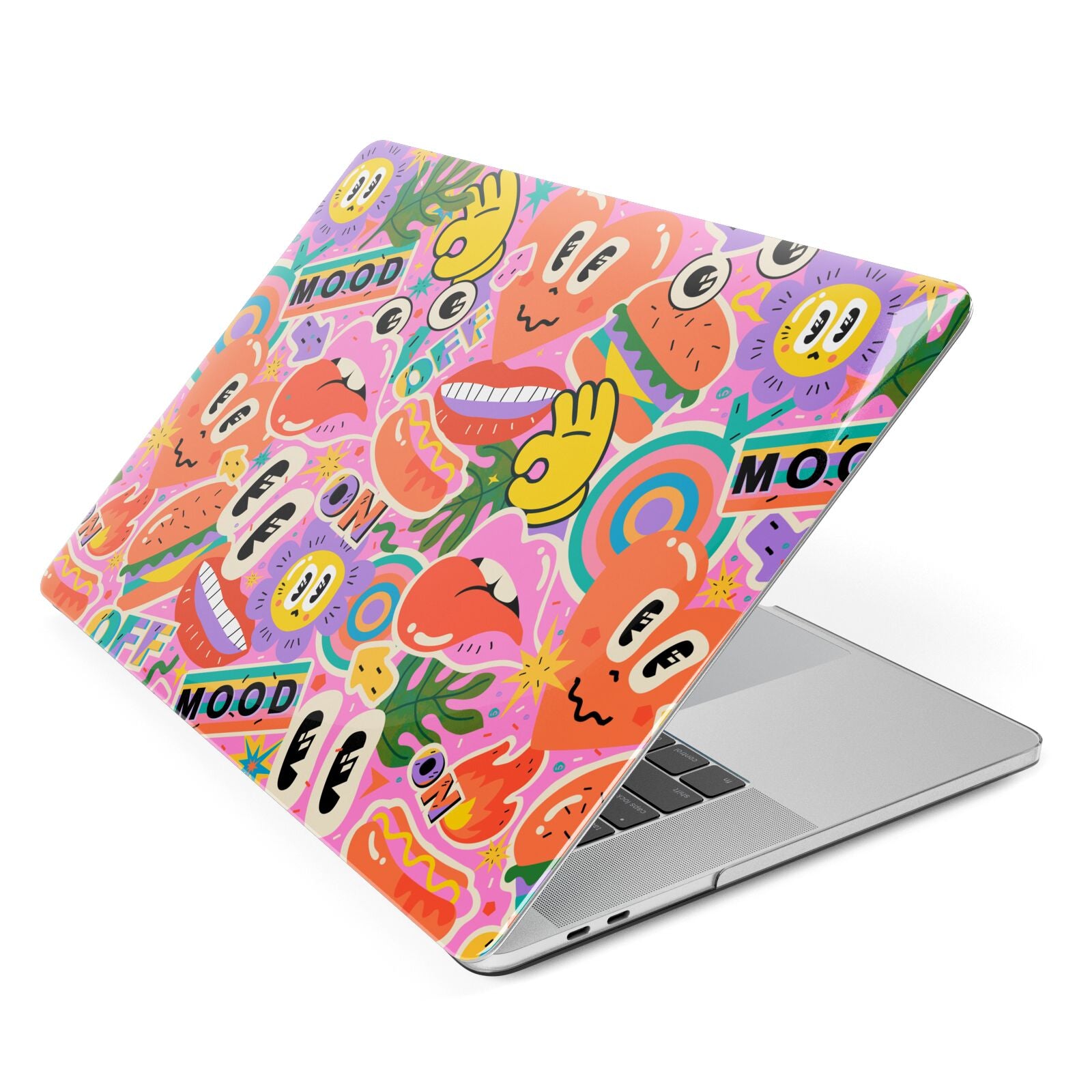 Fun Sticker Apple MacBook Case Side View