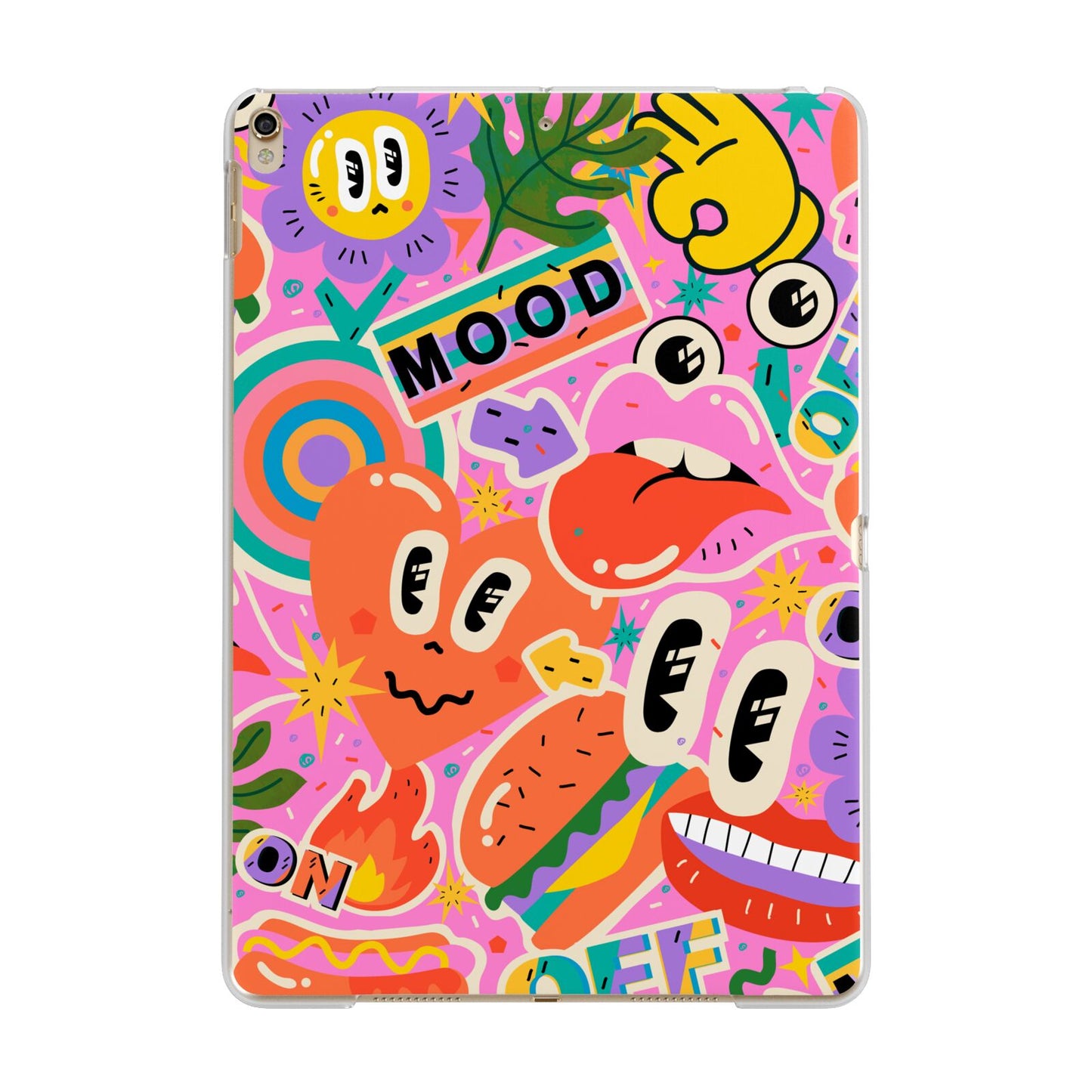 Fun Sticker Apple iPad Gold Case