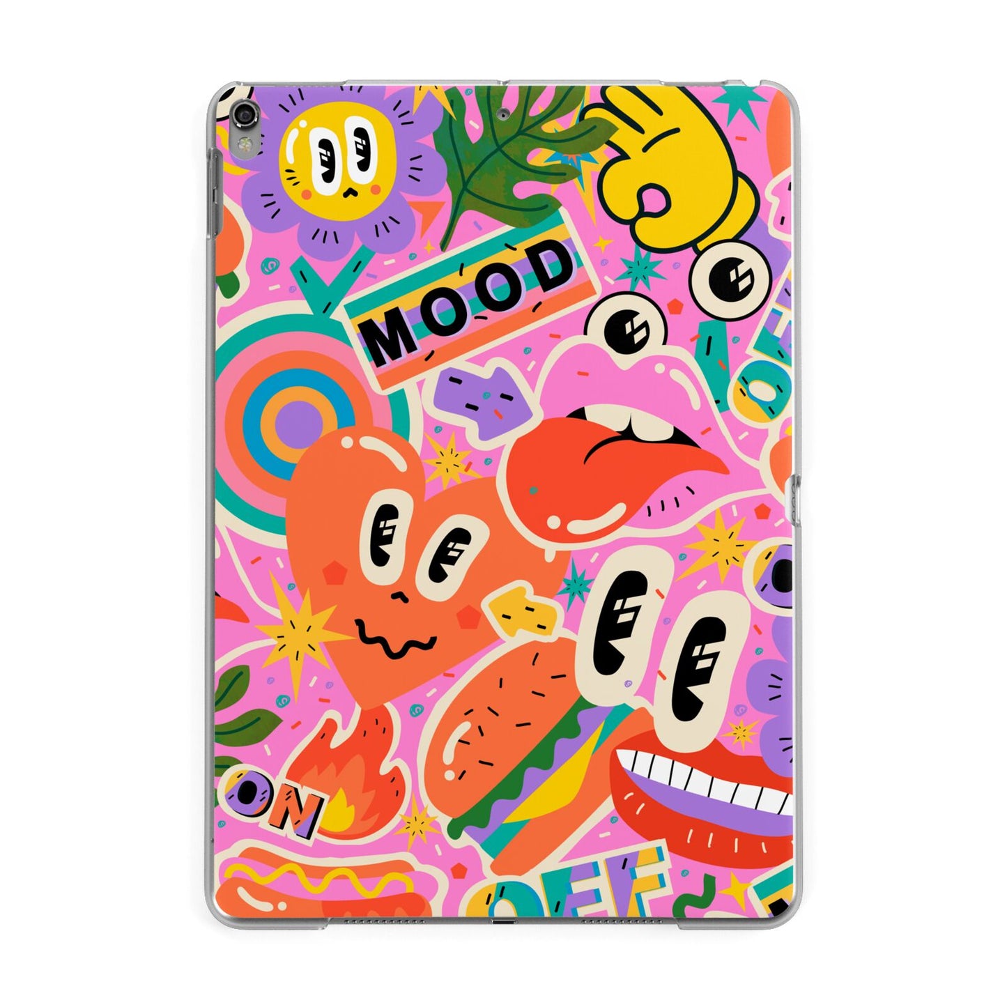 Fun Sticker Apple iPad Grey Case