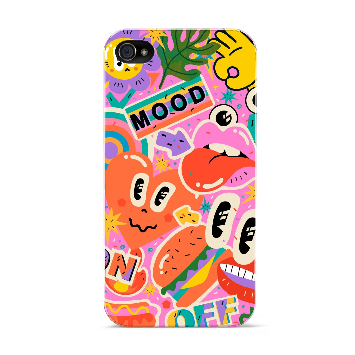 Fun Sticker Apple iPhone 4s Case