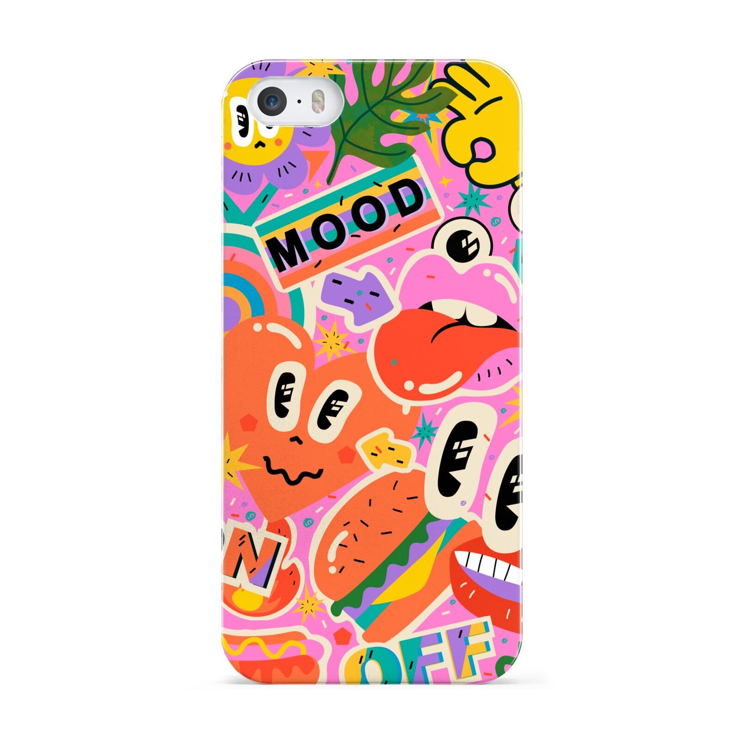 Fun Sticker Apple iPhone 5 Case