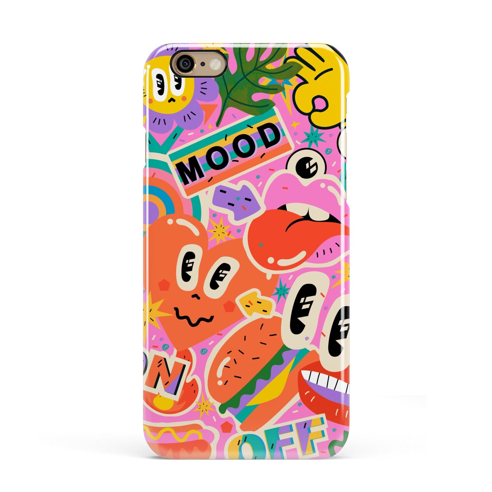 Fun Sticker Apple iPhone 6 3D Snap Case