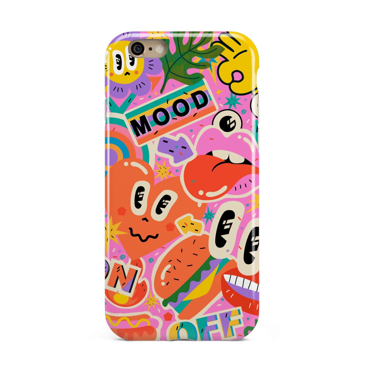 Fun Sticker Apple iPhone 6 3D Tough Case