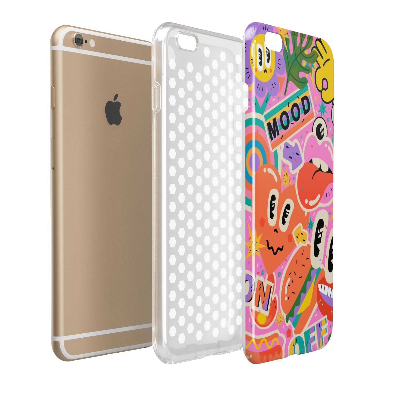 Fun Sticker Apple iPhone 6 Plus 3D Tough Case Expand Detail Image