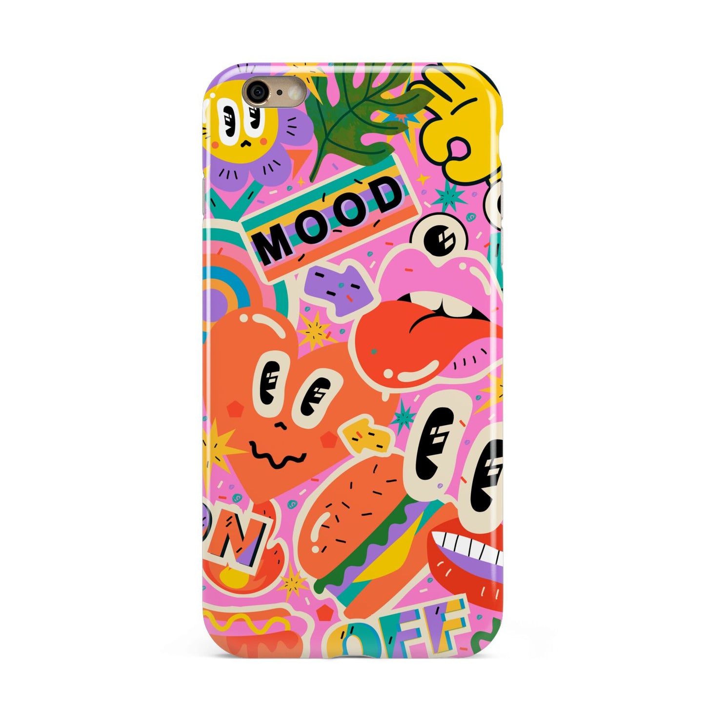 Fun Sticker Apple iPhone 6 Plus 3D Tough Case