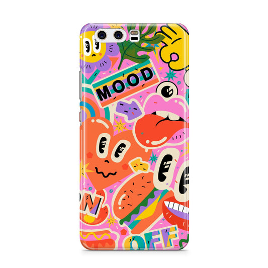 Fun Sticker Huawei P10 Phone Case