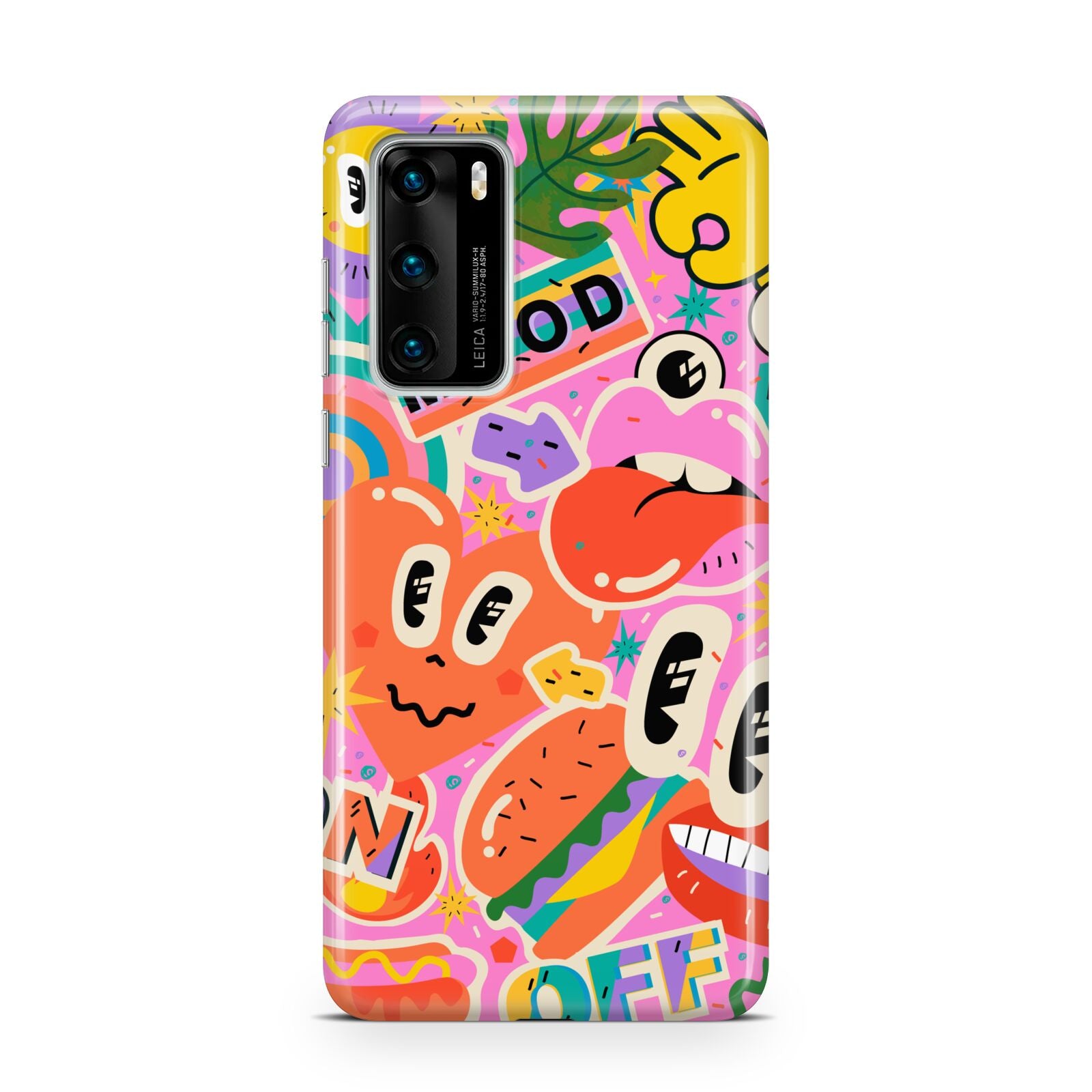 Fun Sticker Huawei P40 Phone Case