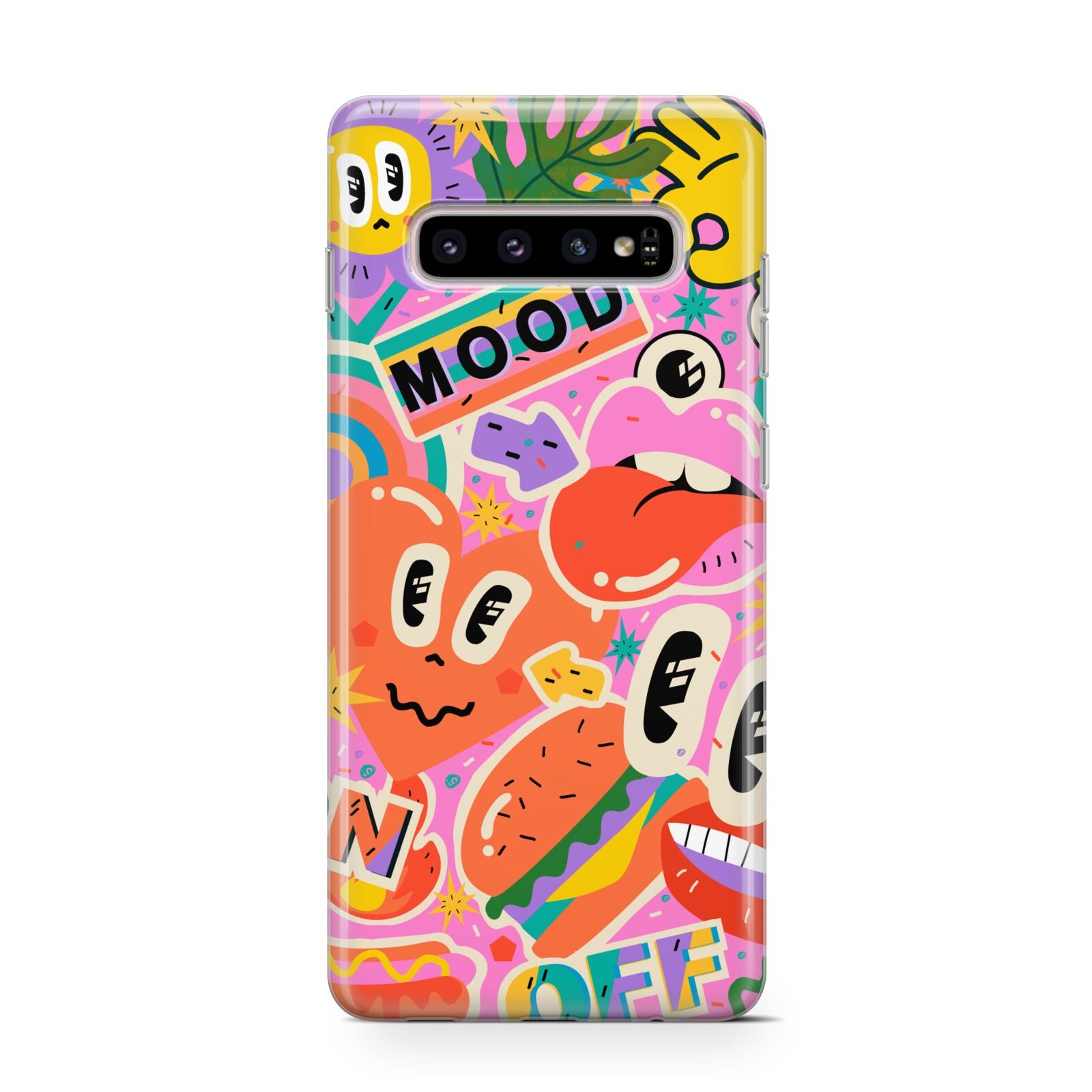 Fun Sticker Protective Samsung Galaxy Case