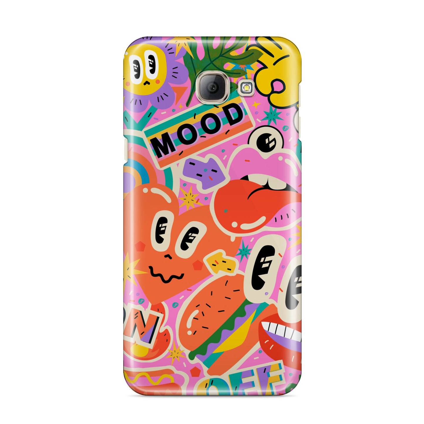 Fun Sticker Samsung Galaxy A8 2016 Case