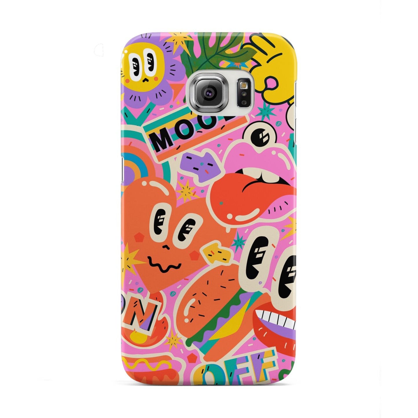 Fun Sticker Samsung Galaxy S6 Edge Case