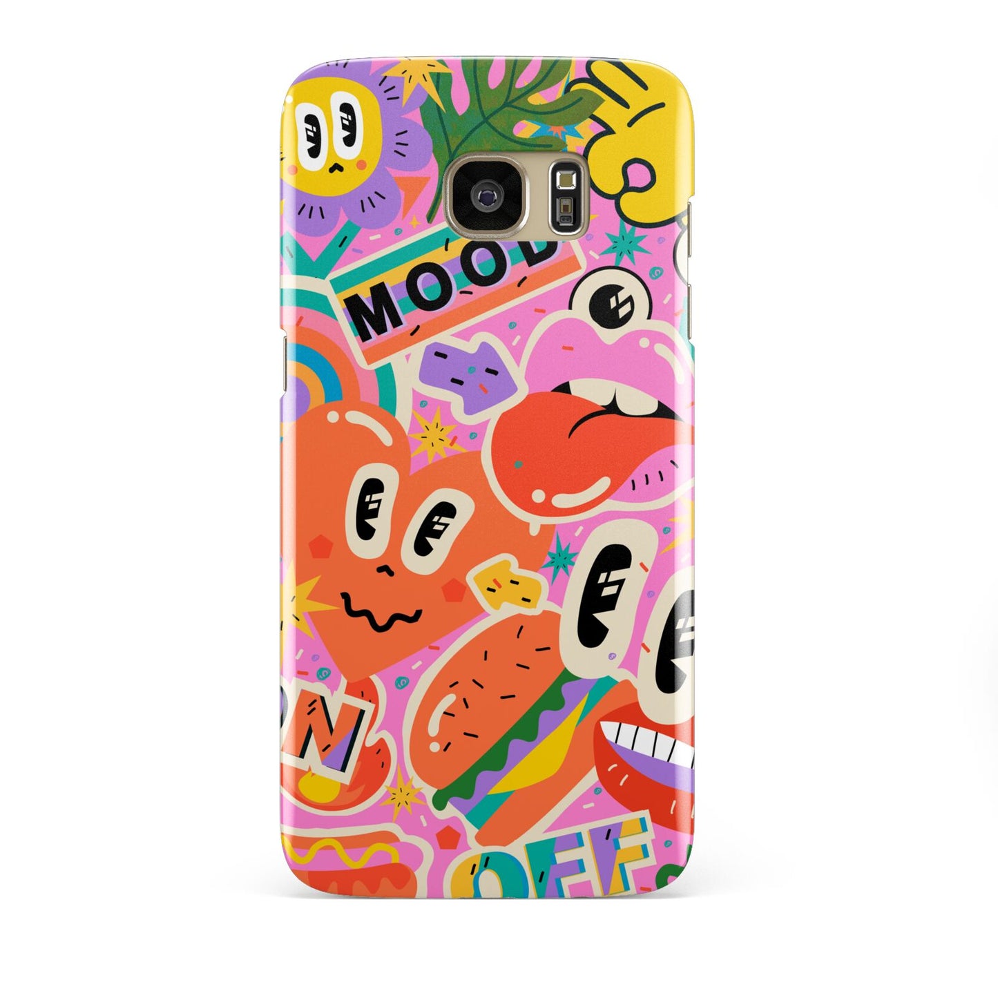 Fun Sticker Samsung Galaxy S7 Edge Case