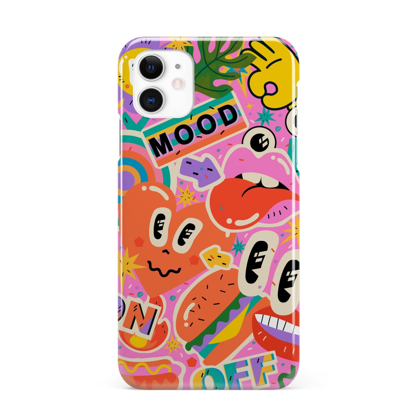 Fun Sticker iPhone 11 3D Snap Case