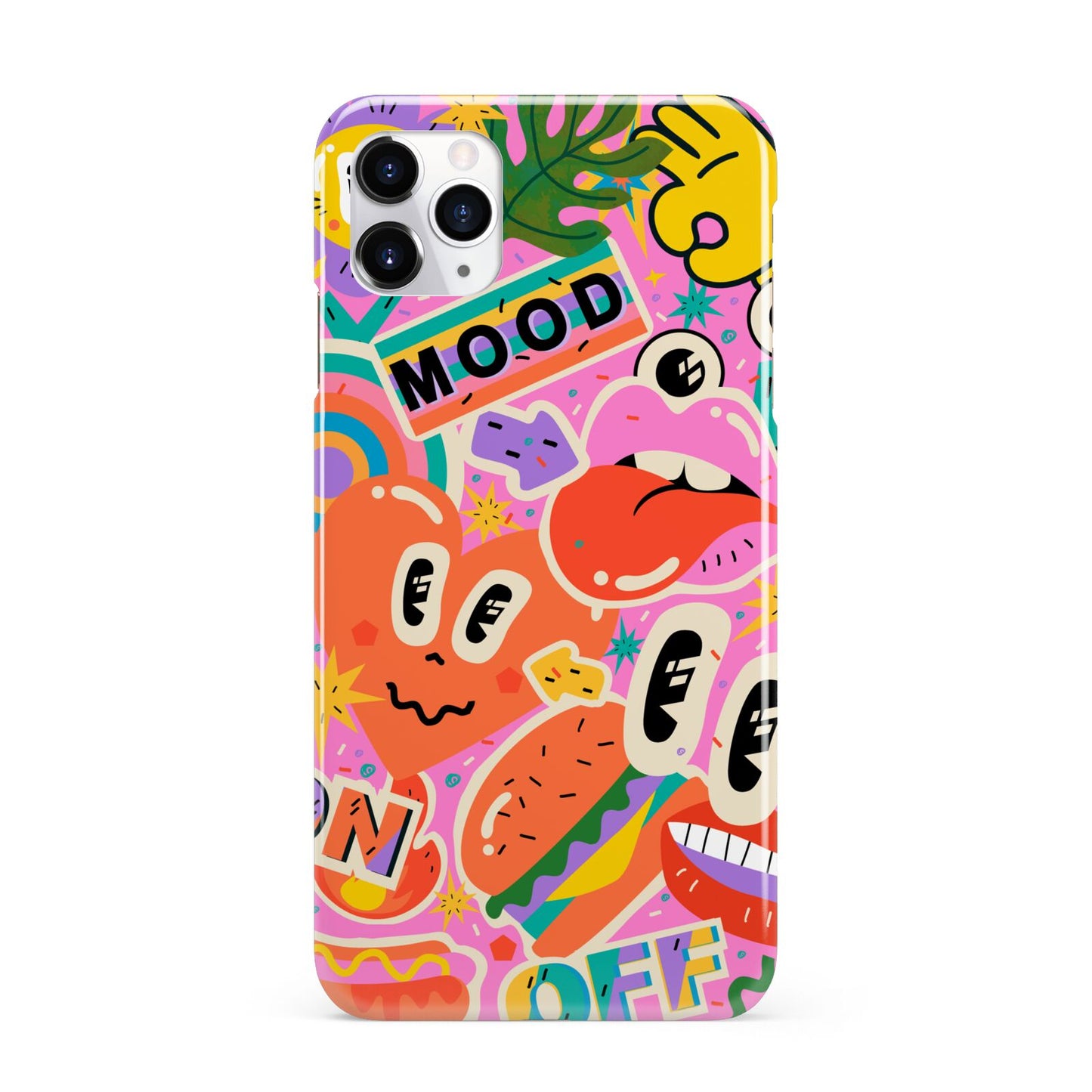 Fun Sticker iPhone 11 Pro Max 3D Snap Case