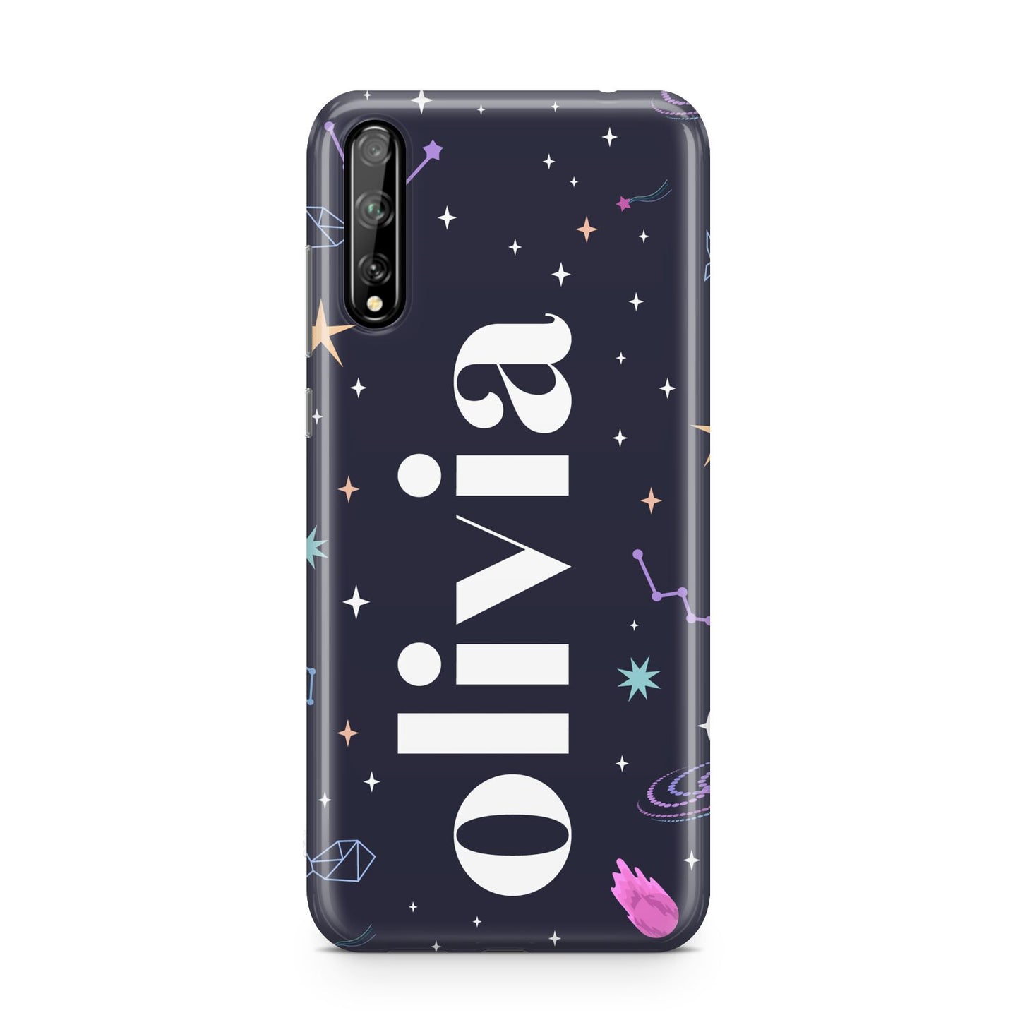 Funky Starry Night Personalised Name Huawei Enjoy 10s Phone Case