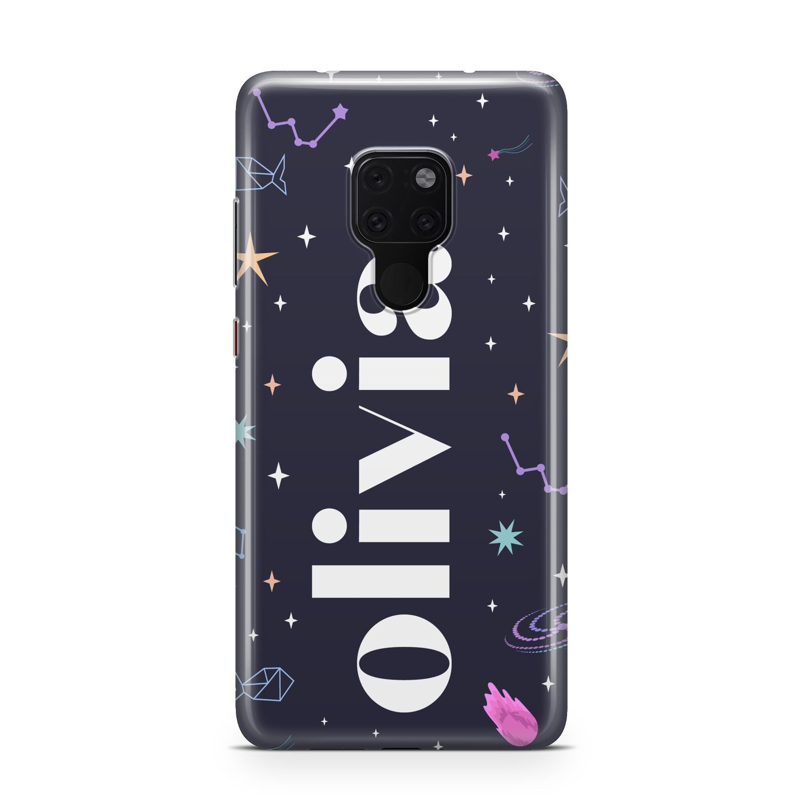 Funky Starry Night Personalised Name Huawei Mate 20 Phone Case