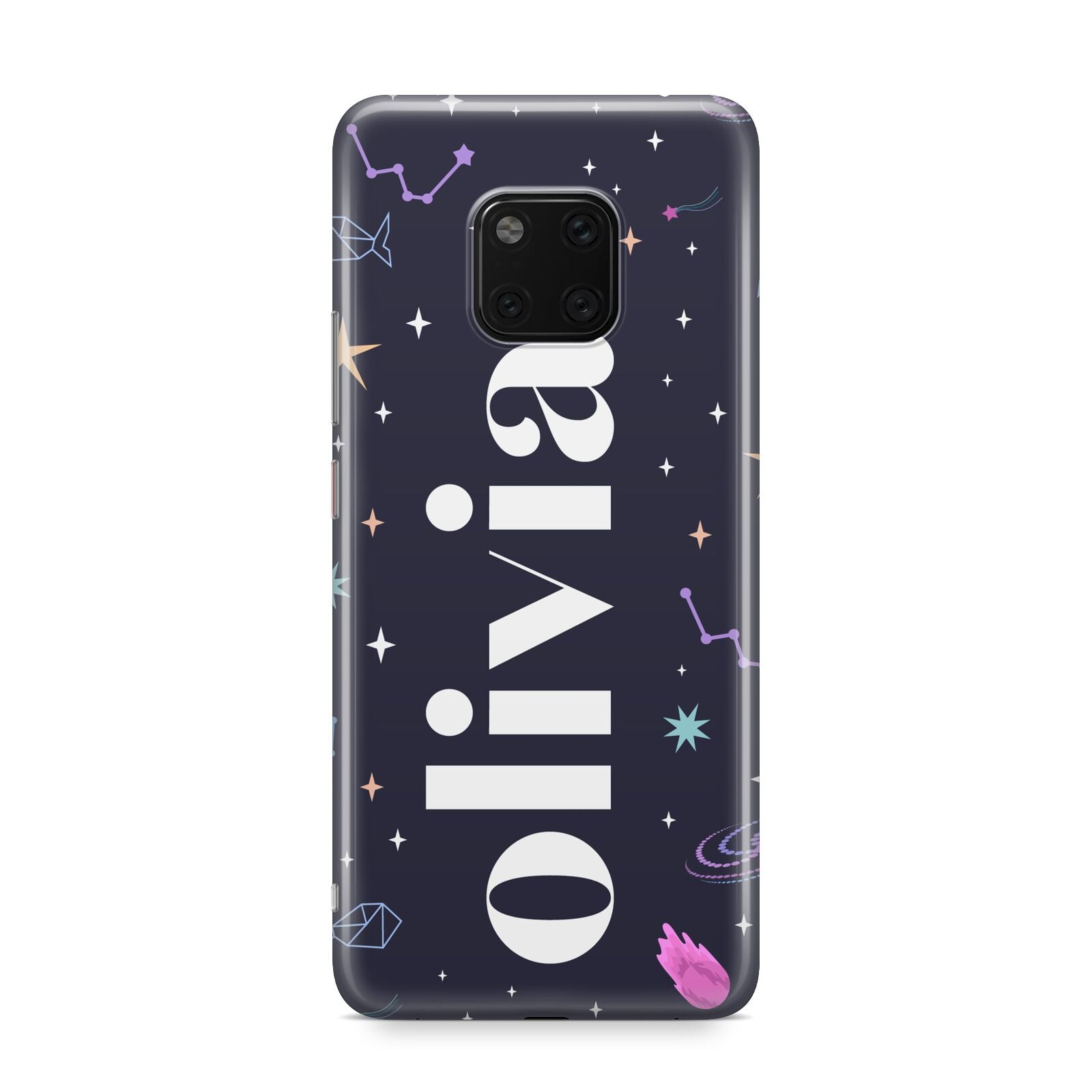 Funky Starry Night Personalised Name Huawei Mate 20 Pro Phone Case