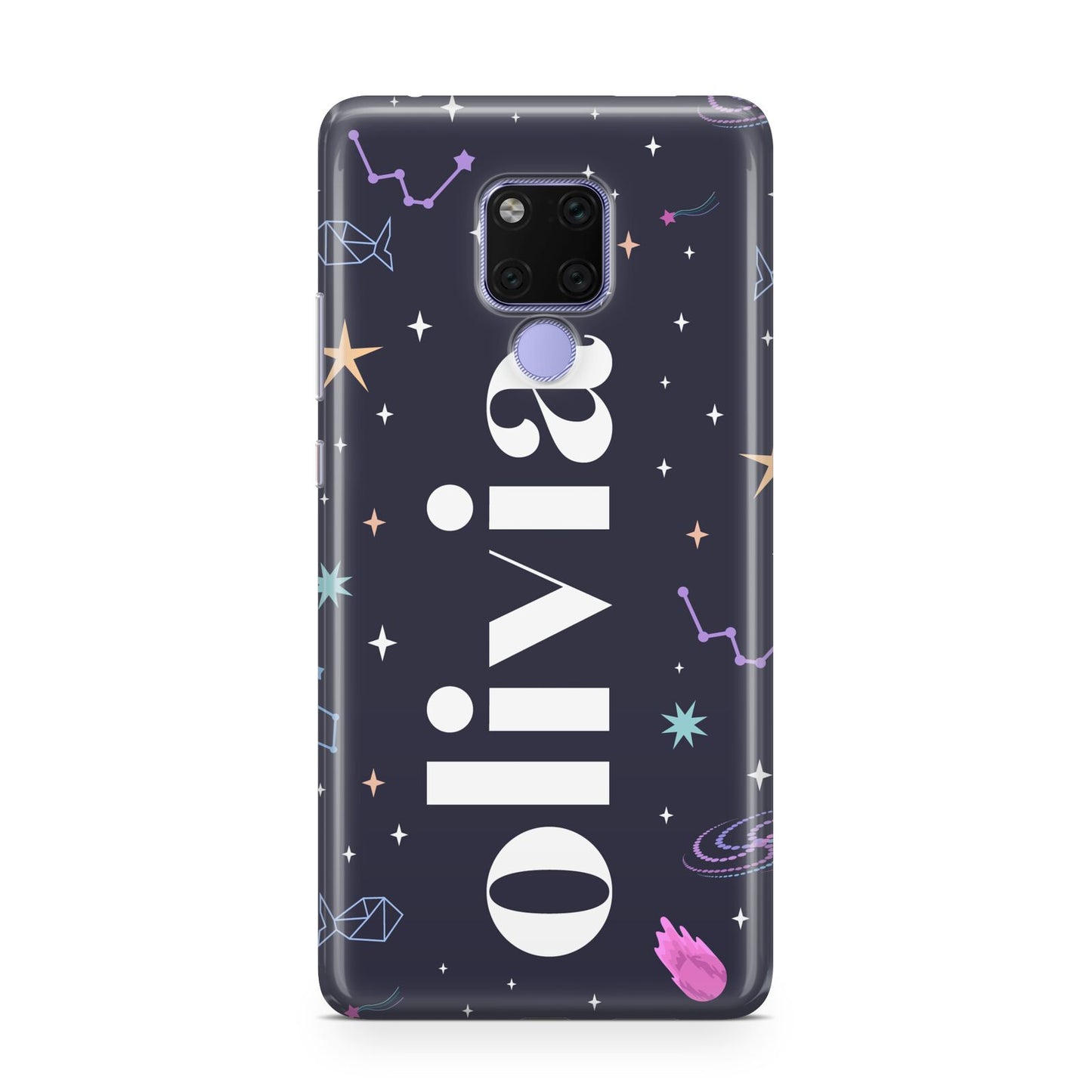 Funky Starry Night Personalised Name Huawei Mate 20X Phone Case