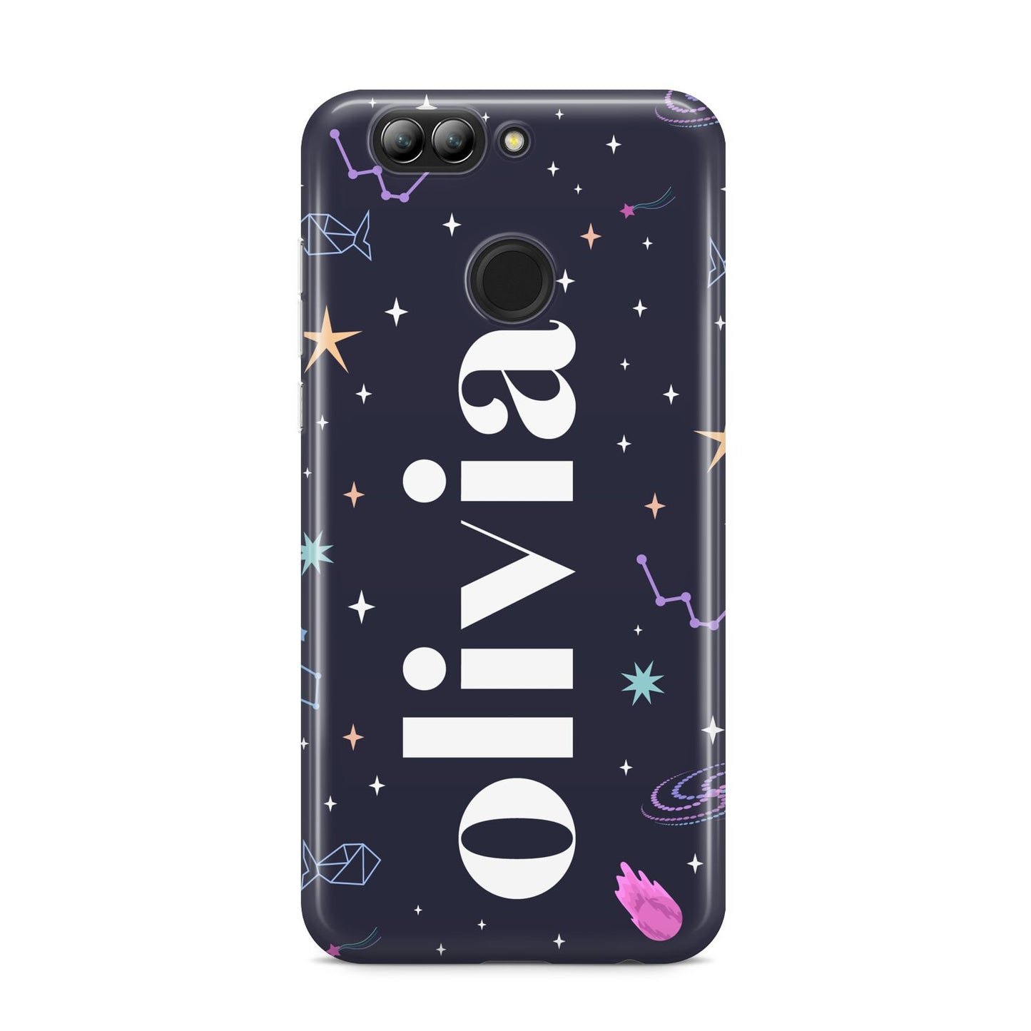 Funky Starry Night Personalised Name Huawei Nova 2s Phone Case