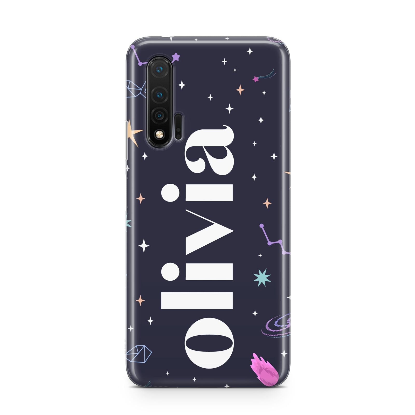 Funky Starry Night Personalised Name Huawei Nova 6 Phone Case