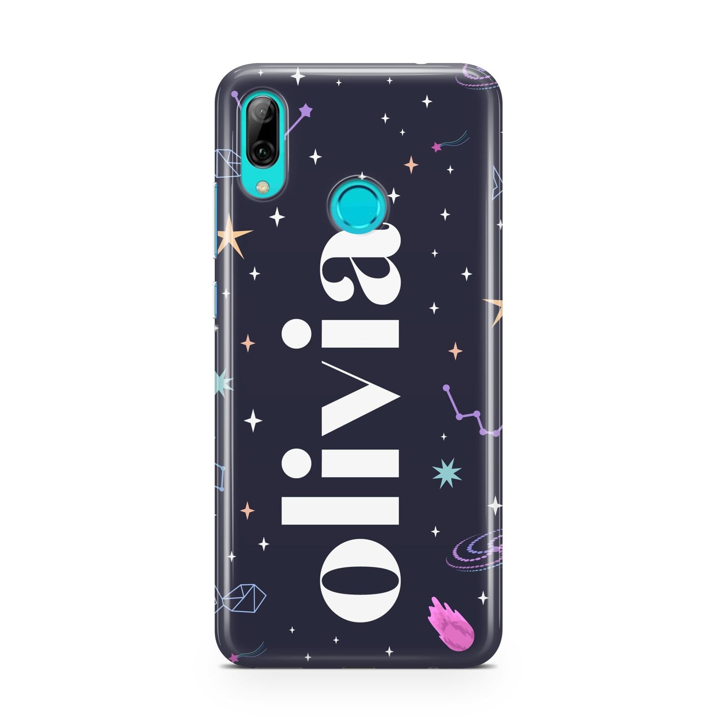 Funky Starry Night Personalised Name Huawei P Smart 2019 Case