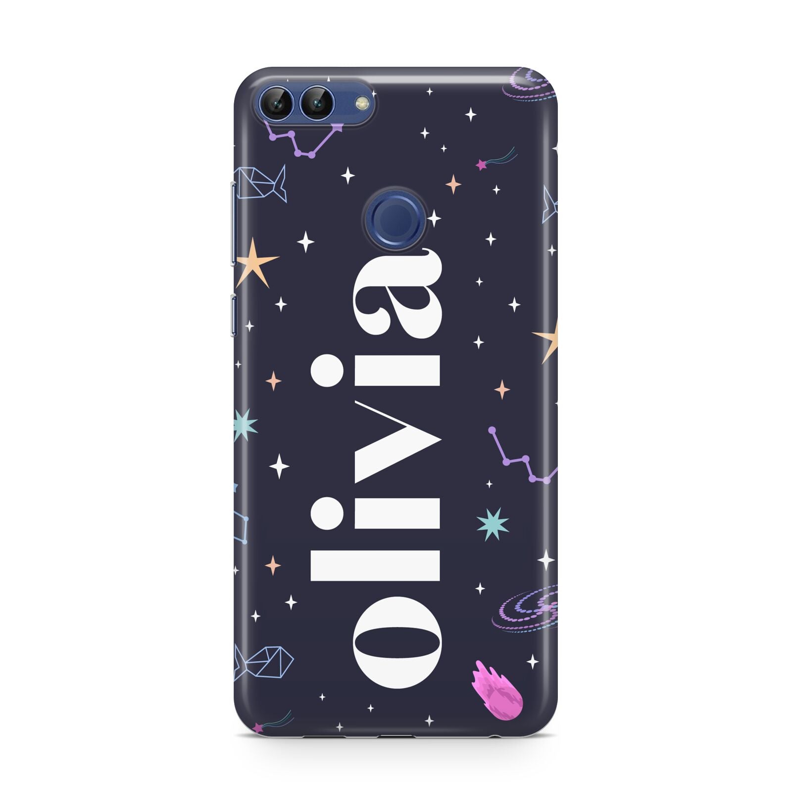 Funky Starry Night Personalised Name Huawei P Smart Case