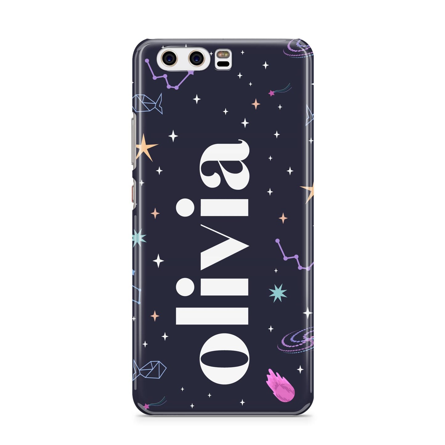 Funky Starry Night Personalised Name Huawei P10 Phone Case