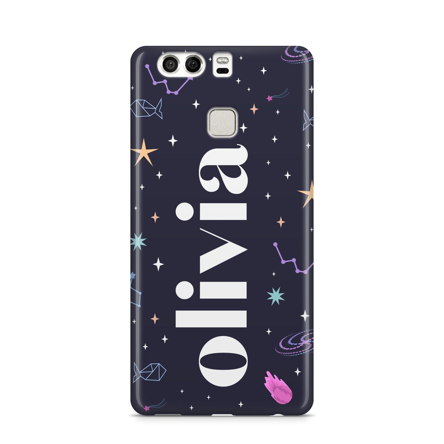 Funky Starry Night Personalised Name Huawei P9 Case