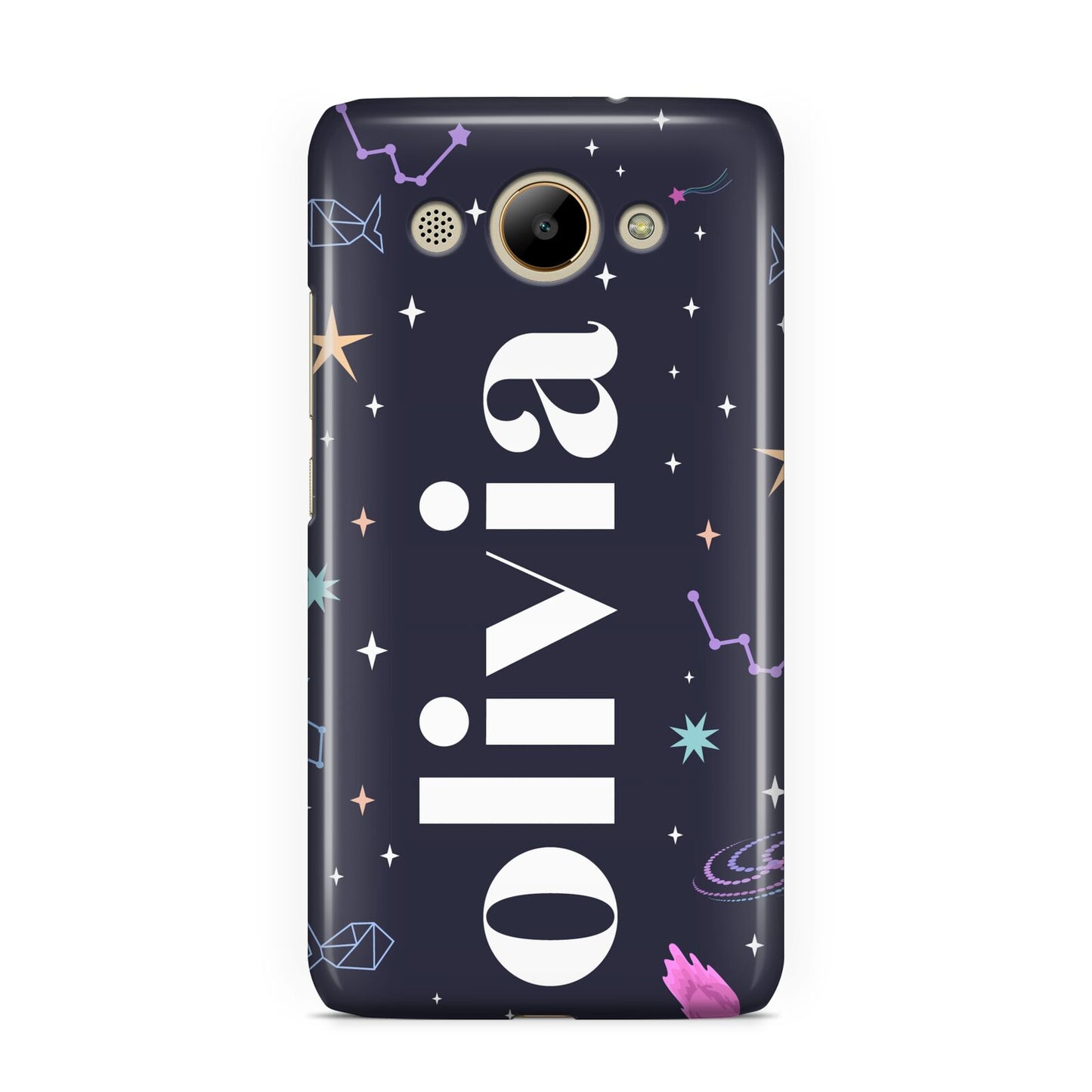 Funky Starry Night Personalised Name Huawei Y3 2017