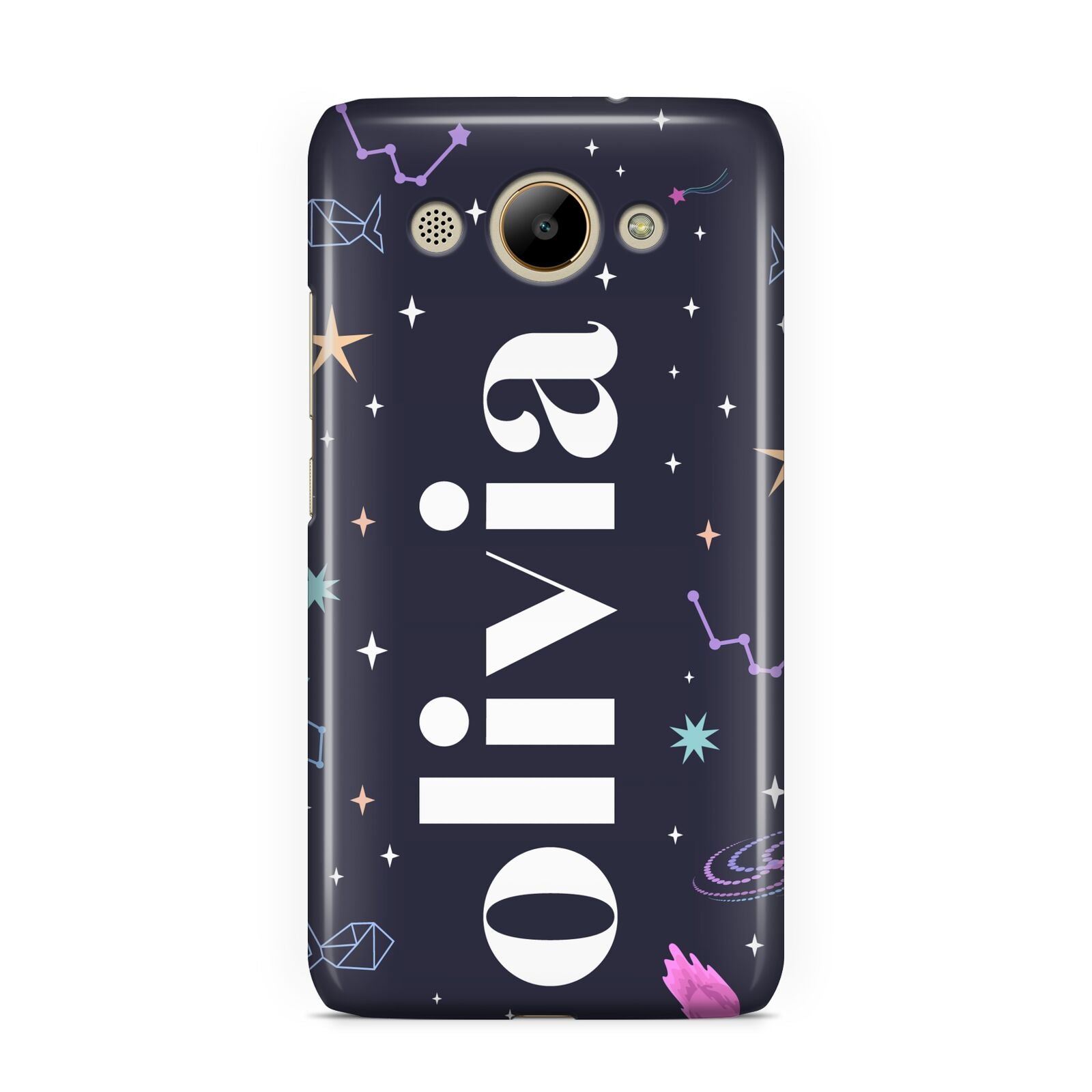 Funky Starry Night Personalised Name Huawei Y3 2017