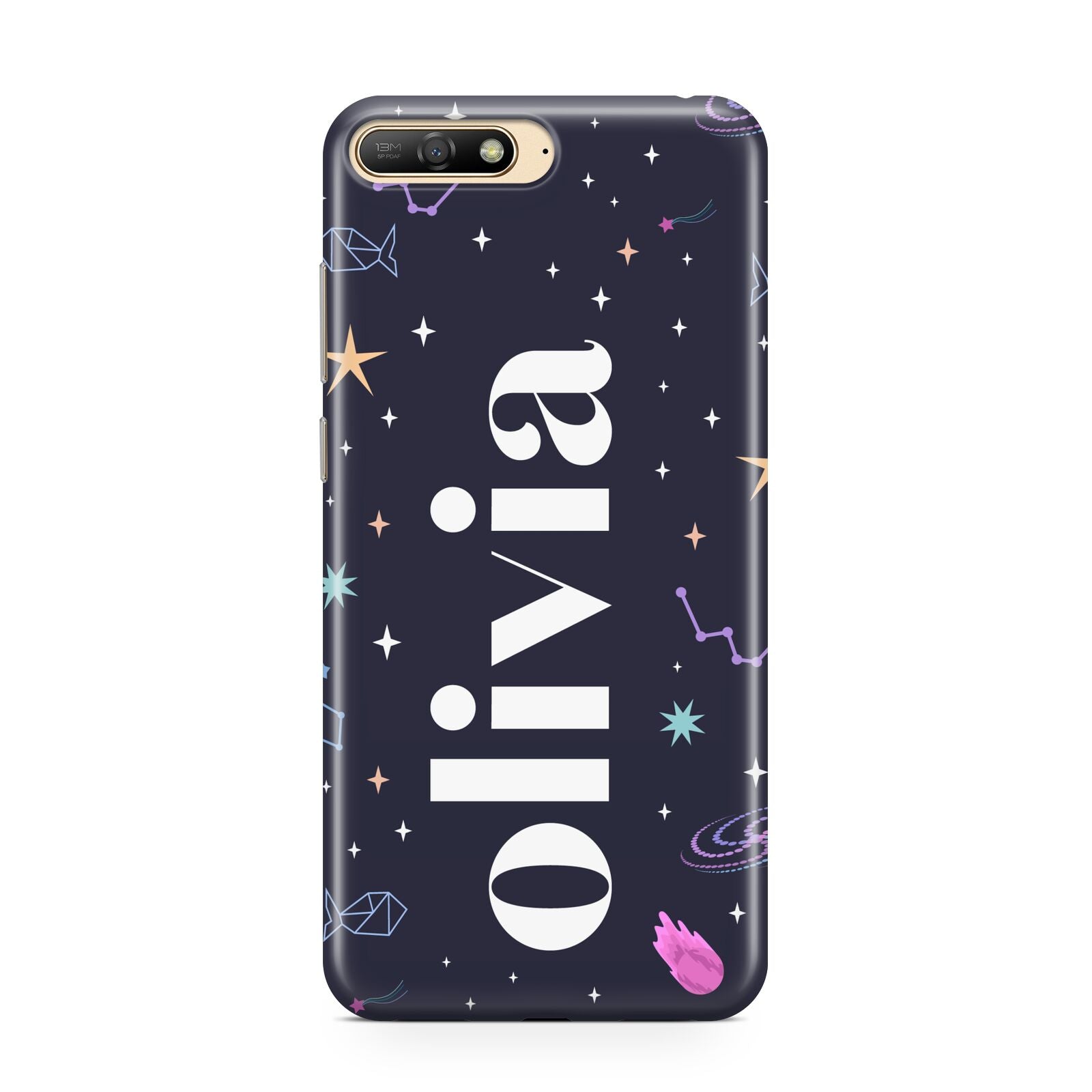 Funky Starry Night Personalised Name Huawei Y6 2018