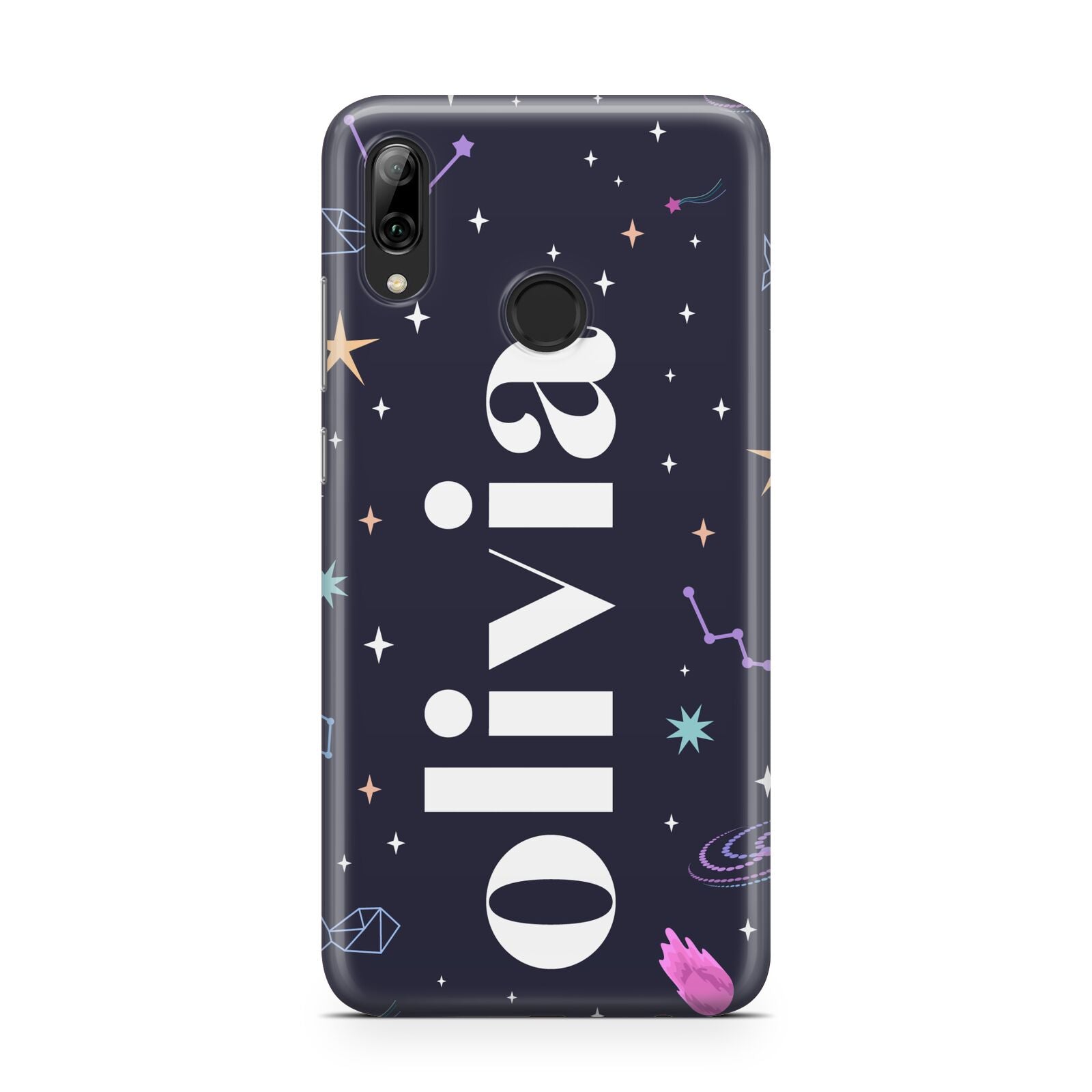 Funky Starry Night Personalised Name Huawei Y7 2019