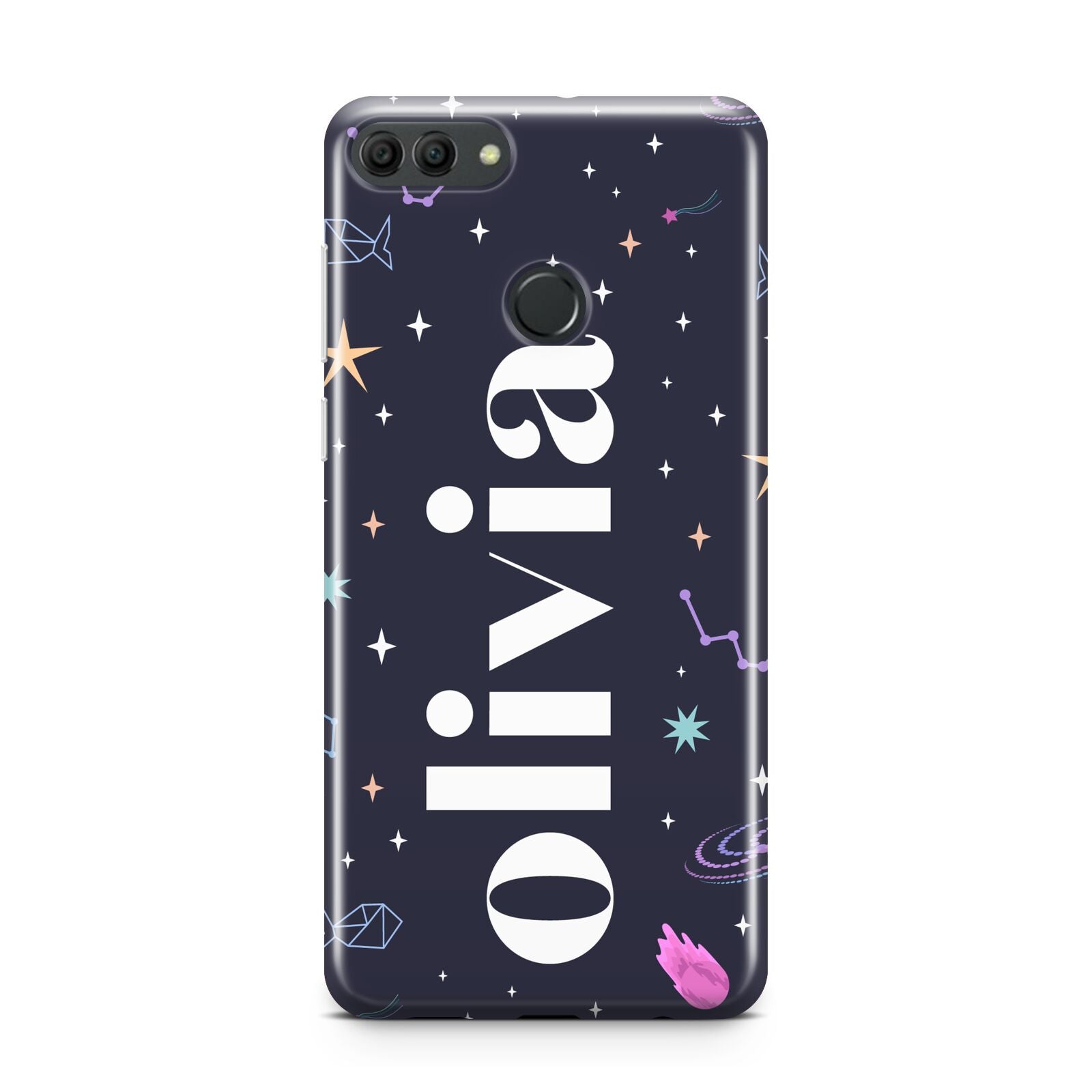 Funky Starry Night Personalised Name Huawei Y9 2018