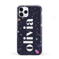 Funky Starry Night Personalised Name iPhone 11 Pro 3D Tough Case