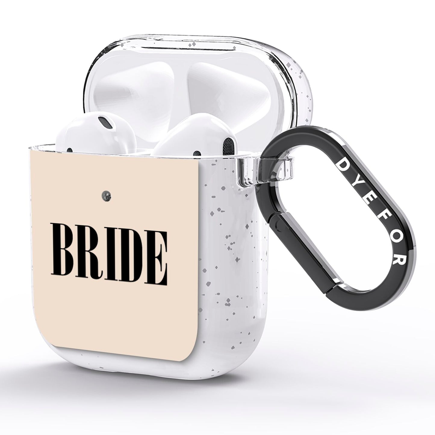 Future Bride AirPods Glitter Case Side Image