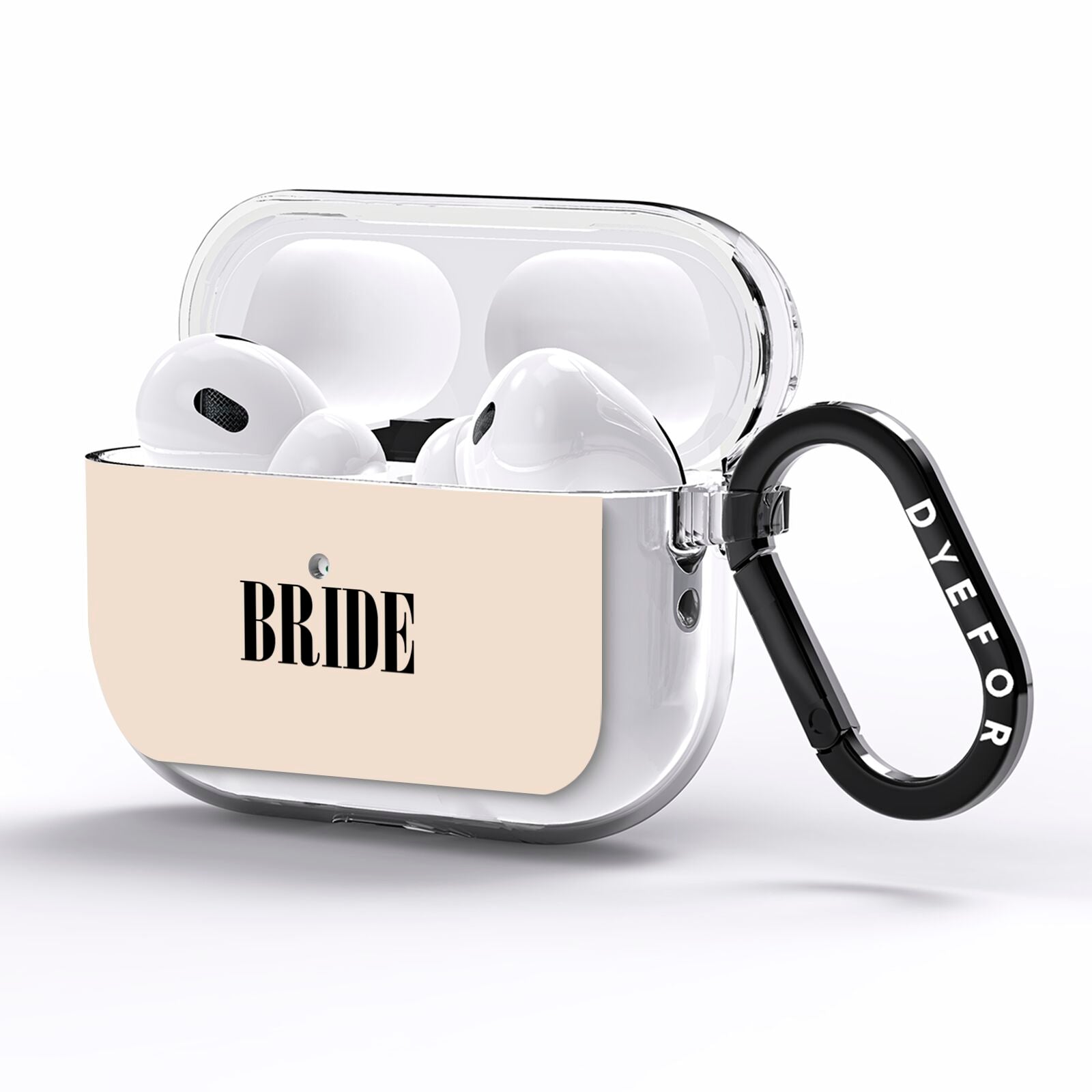 Future Bride AirPods Pro Clear Case Side Image