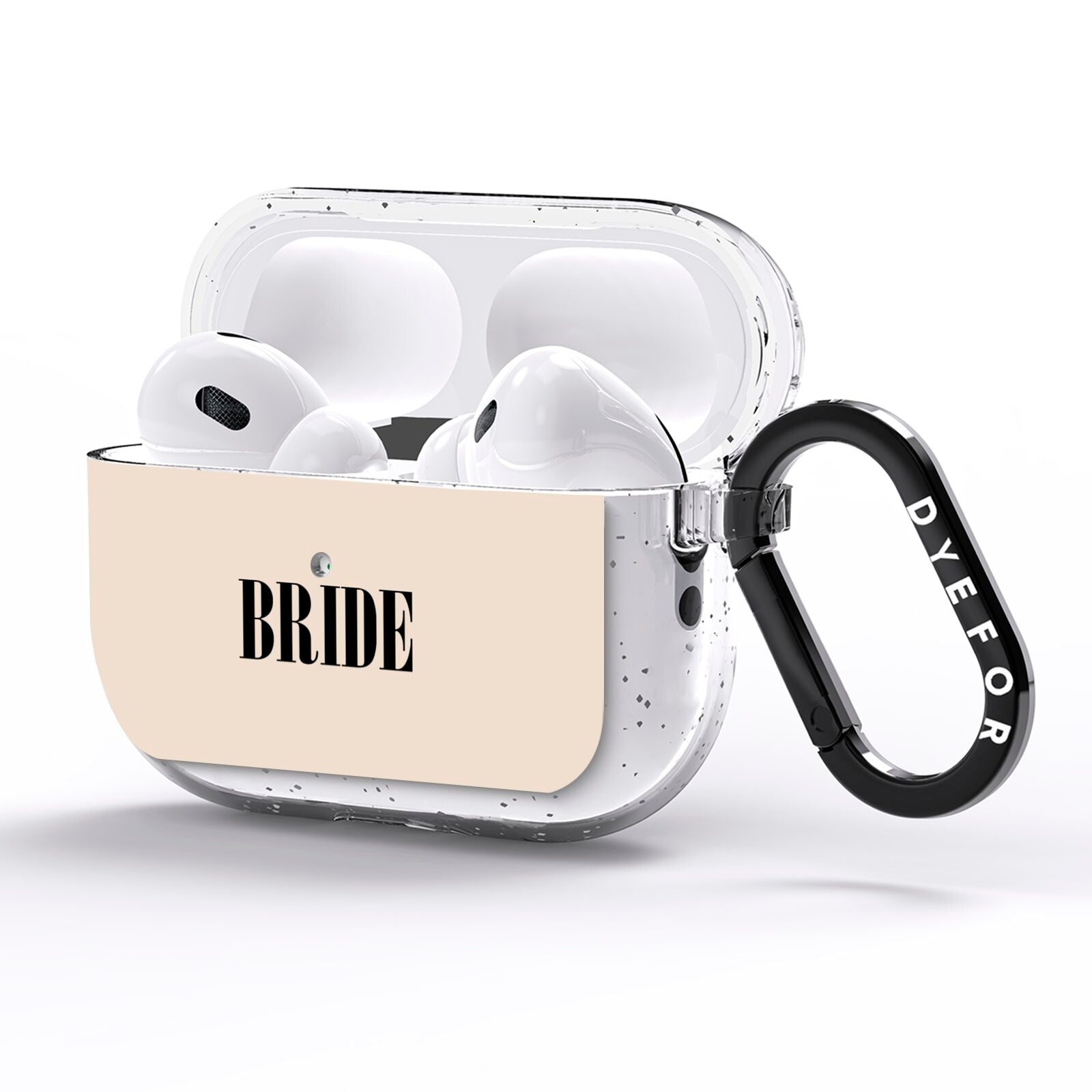 Future Bride AirPods Pro Glitter Case Side Image