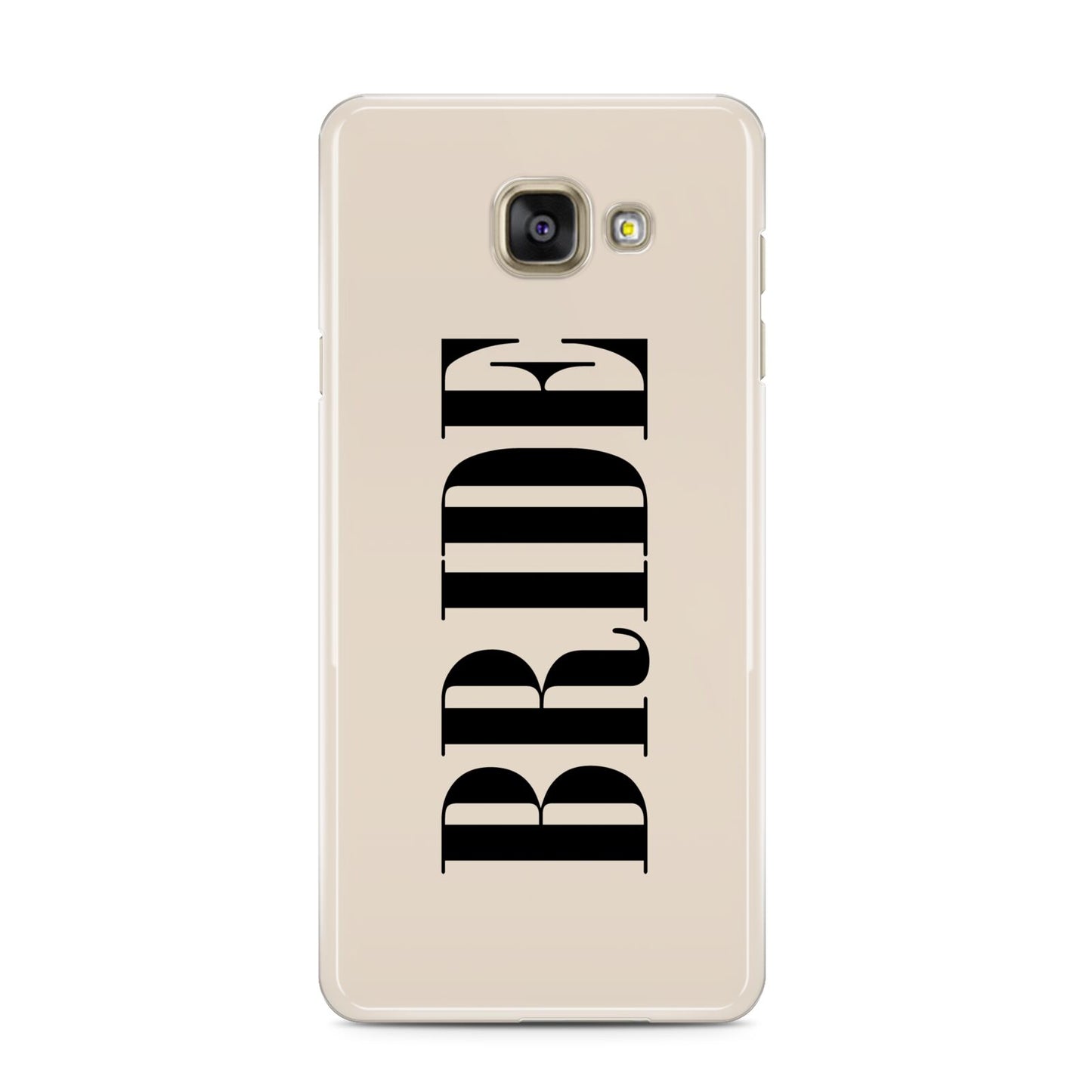 Future Bride Samsung Galaxy A3 2016 Case on gold phone