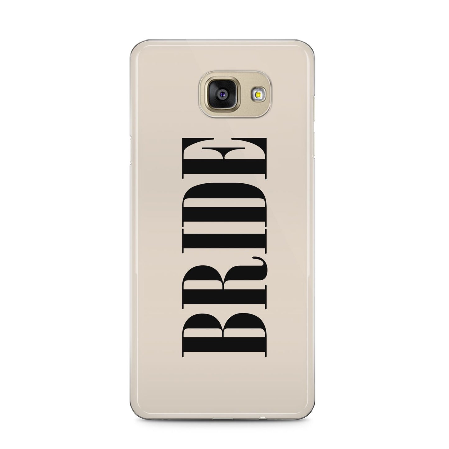 Future Bride Samsung Galaxy A5 2016 Case on gold phone